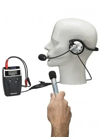 Portable Transmitter With Combo Microphones