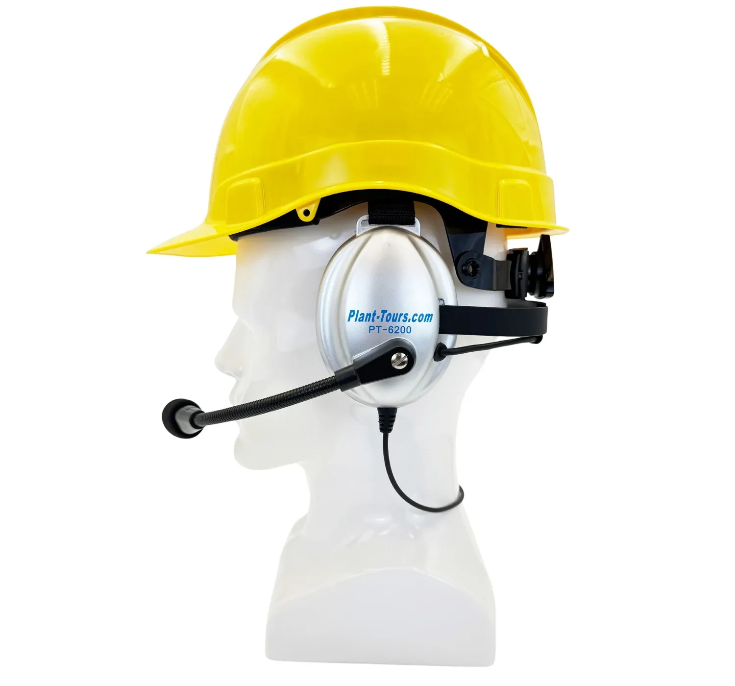 PT-6200 Multi-Guide Headset: Dual-Ear Noise-Reducing Headset with Boom Microphone