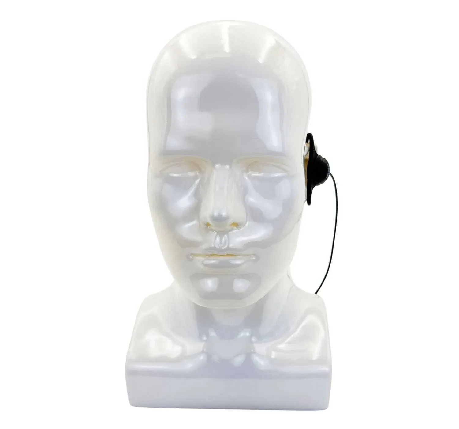 PT-6165 Multi-Guide Earspeaker with Inline Microphone: Single-Ear, Low-Profile Earspeaker, view 2