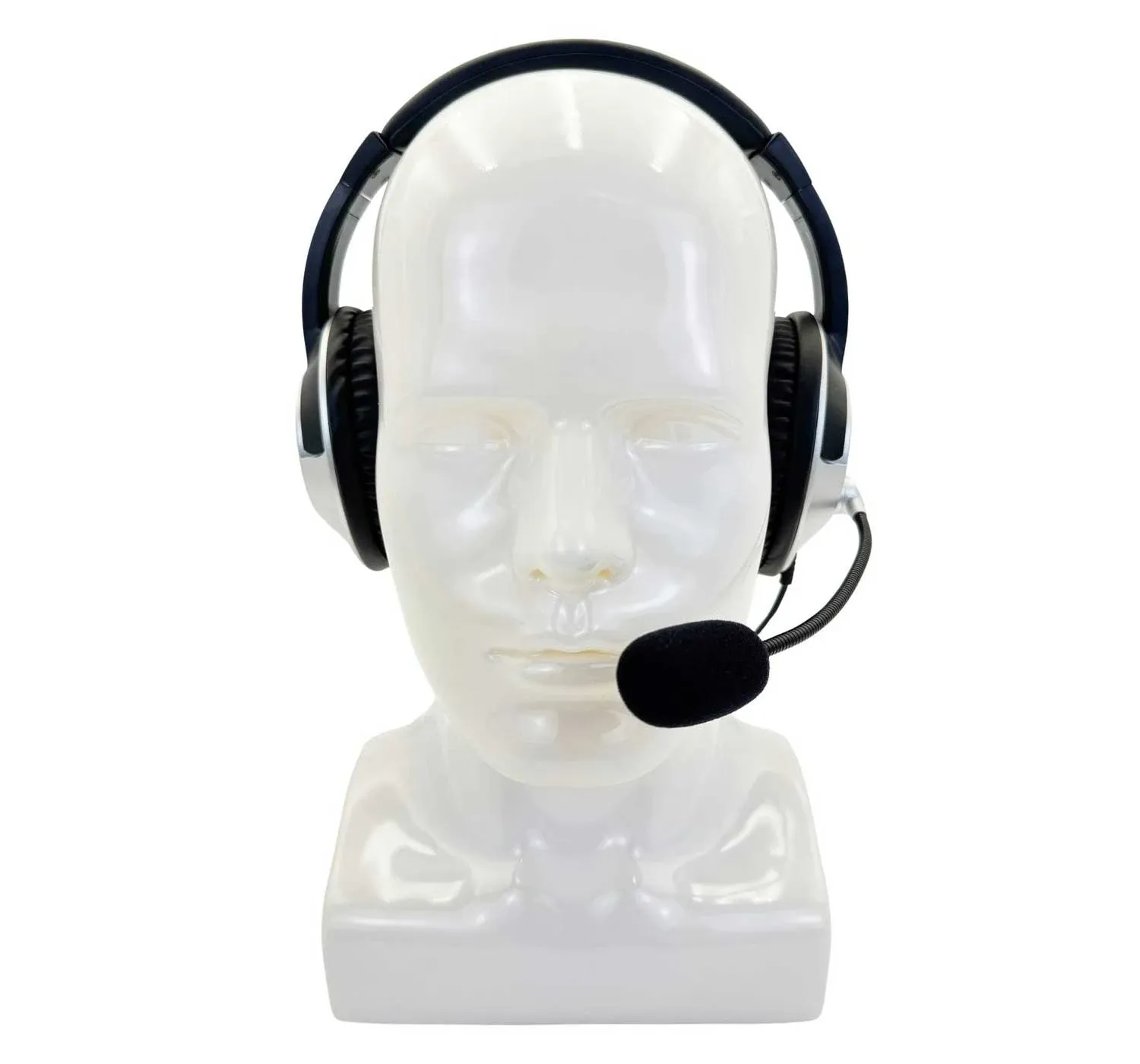 PT-6370 Multi-Guide Headset: Dual-Ear Over-the-Head Headset with Boom Microphone, view 2