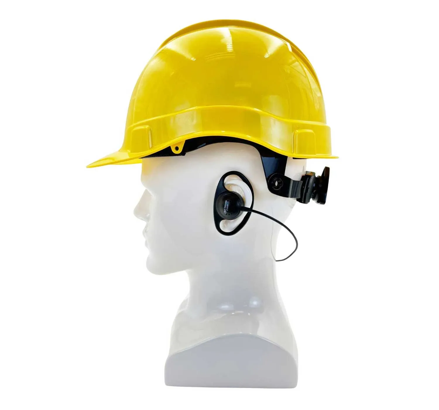 PT-6165 Multi-Guide Earspeaker with Inline Microphone: Single-Ear, Low-Profile Earspeaker, view 3