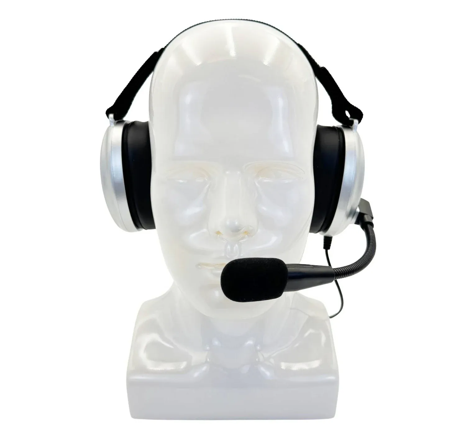 PT-6200 Multi-Guide Headset: Dual-Ear Noise-Reducing Headset with Boom Microphone, view 3