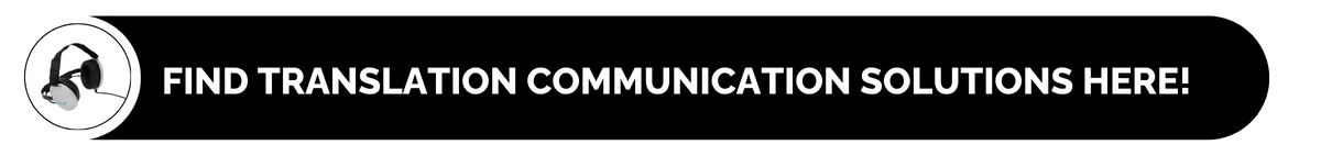 Banner button reading Find translation communication solutions here
