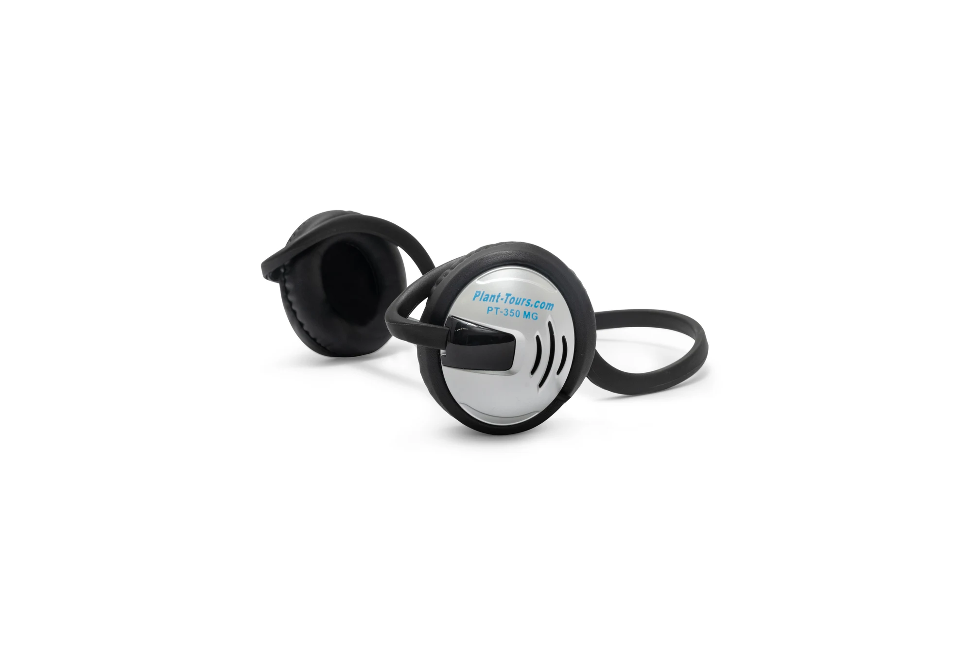 Lightweight behind-the-neck single-ear headphone receiver